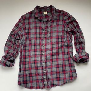 Jcrew plaid button up